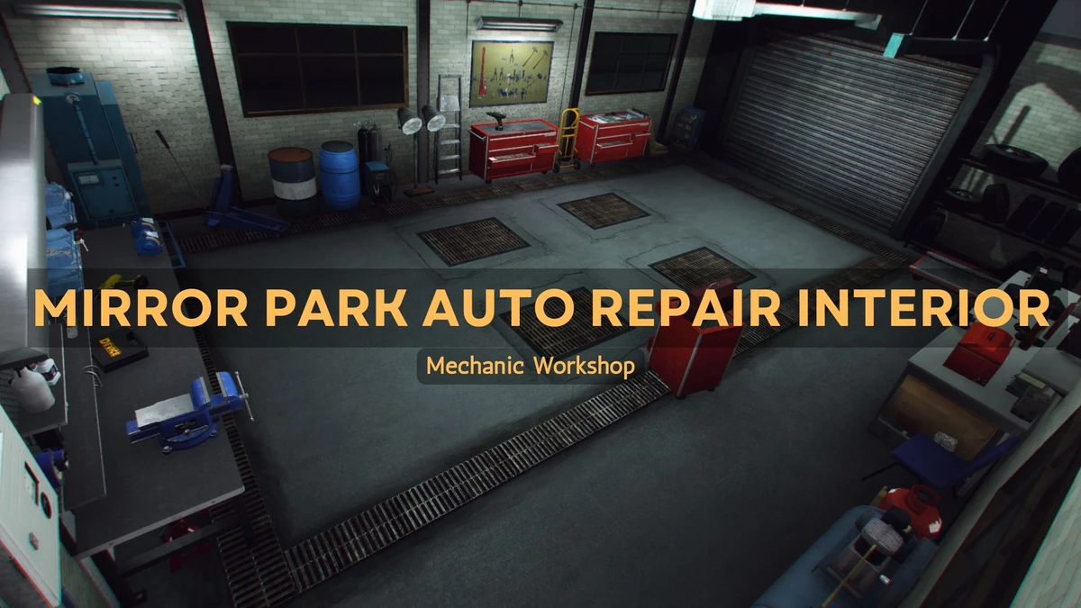 Mirror Park Auto Repair Interior MLO FiveM
